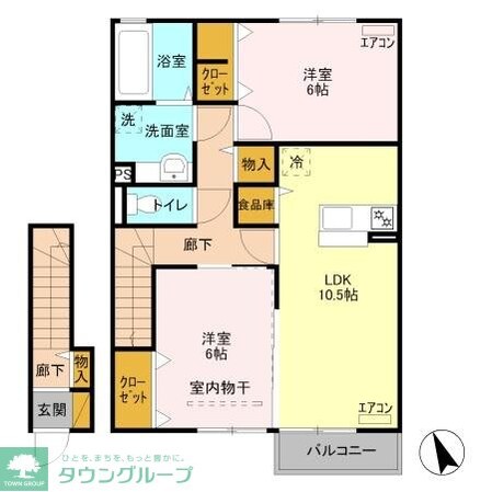 ブレシア カツラ IIの物件間取画像